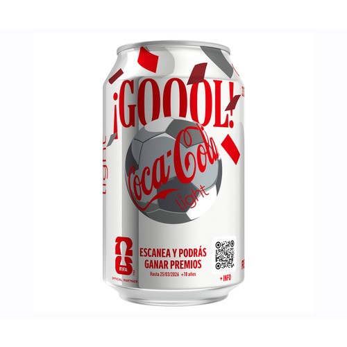 COCA COLA LIGHT Refresco de cola Light lata de 330 ml.