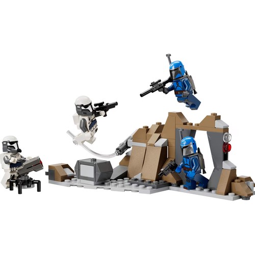 LEGO Star Wars Mandalorian pack de combate: Emboscada en Mandalore, 109 piezas.
