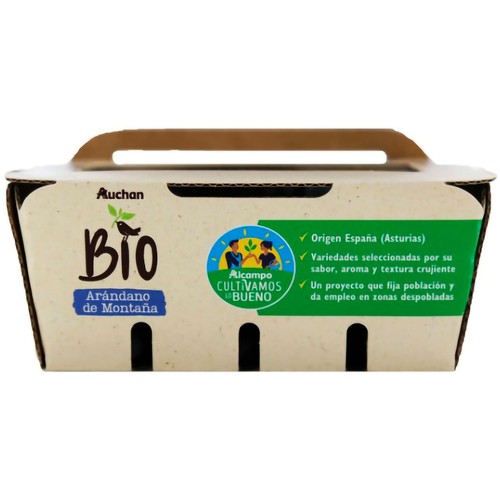 ALCAMPO CULTIVAMOS LO BUENO ECOLÓGICO Arándanos ecológicos, bandeja 180 g.
