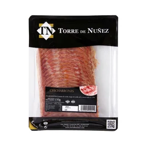TORRE DE NÚÑEZ Chicharrones de cerdo cortados en finas lonchas TORRE DE NUÑEZ 150 g.