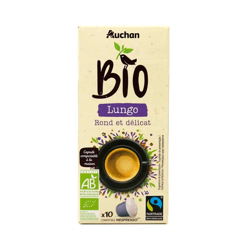 Café de cápsulas Lungo I5 ALCAMPO ECOLÓGICO 10 uds.