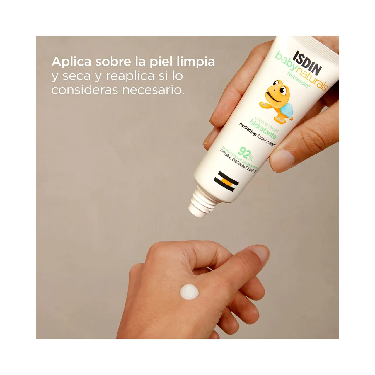 Baby naturals Crema facial hidratante de uso diario para bebés 50 ml.
