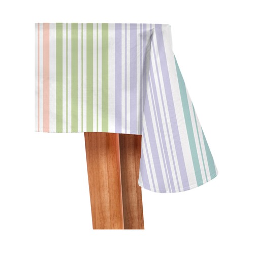 Mantel PEVA estampado 140x140cm, 55%PEVA 45%franela. DOSAN
