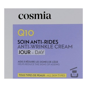 Q10 Recarga de crema facial de día antiarrugas, para todo tipo de pieles 50 ml.