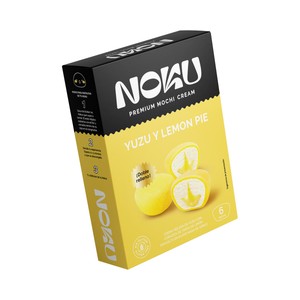 Mochi con doble relleno (yuzu con corazón de tarta de limón) 6 uds.