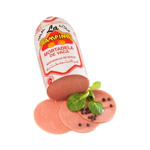 CAMPING Mortadela de vacuno con certificación Halal 550 g.
