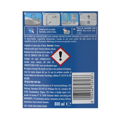 DON LIMPIO Spray limpiahogar baños 720 ml.