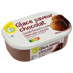 PRODUCTO ECONÓMICO ALCAMPO Tarrina de helado sabor a chocolate 1 l.