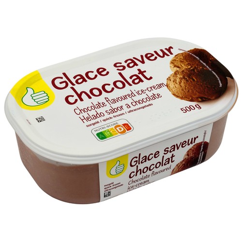 PRODUCTO ECONÓMICO ALCAMPO Tarrina de helado sabor a chocolate 1 l.