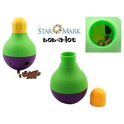 STARMARK Juguete dispensador estimulante para perros STARMARK BOB A LOT talla S.