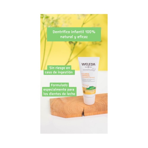 WELEDA Oral care Gel dentífrico para niños, sin fúor y soluble en agua 50 ml.