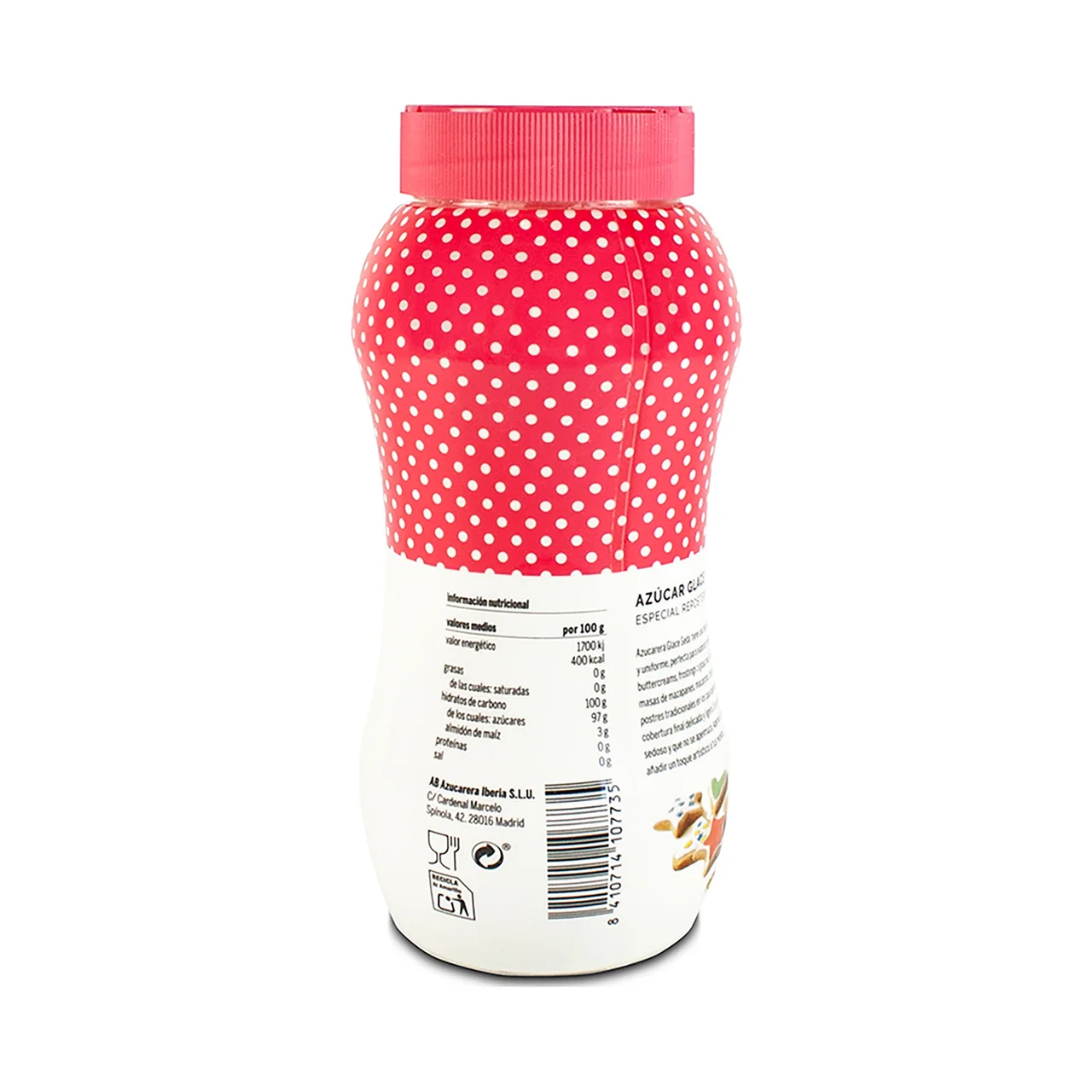 Azúcar glas con dosificador 500 gr.
