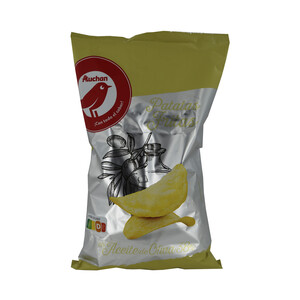 PRODUCTO ALCAMPO Patatas fritas lisas con aceite de oliva PRODUCTO ALCAMPO bolsa de 150 g.