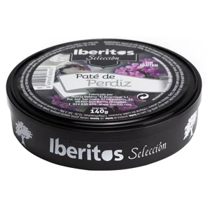 IBERITOS Paté de perdiz de monte lata de 140 g.