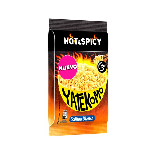 YATEKOMO Noodles fideos instantáneos hot&spicy Gallina Blanca 79g