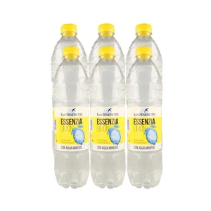 SAN BENEDETTO Agua aromatizada limón pack de 6 x 1,25 l.