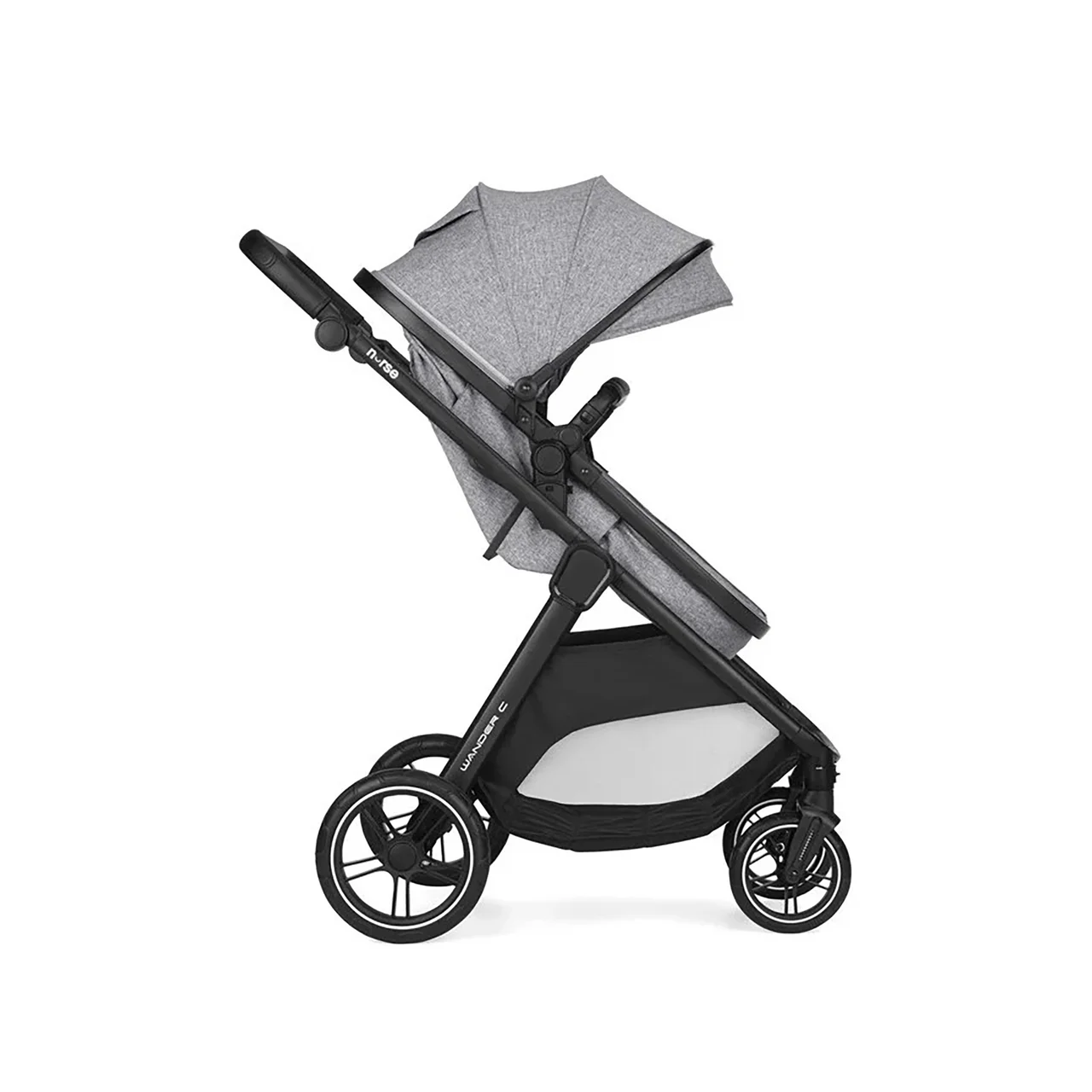 Combi trio 2 en 1 NURSE, portabebés, base isofix, color iron
