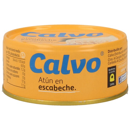 CALVO Atún en escabeche lata de 160 g.