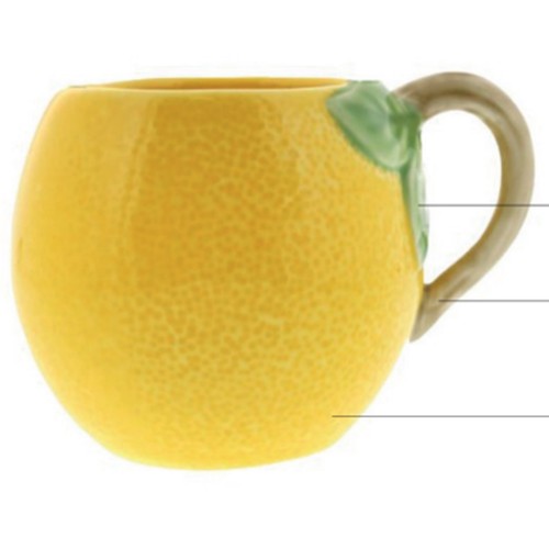 Mug gres 3D 35cl forma limón. ACTUEL