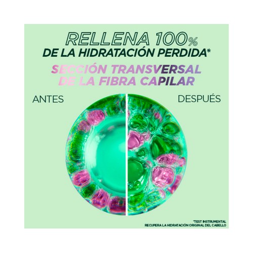FRUCITS Método rizos nº2 de Garnier Mascarilla capilar hidratante de rizos 370 ml.