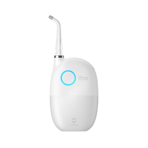 Irrigador dental portátil OCLEAN AirPump A10, color blanco, 3 programas.