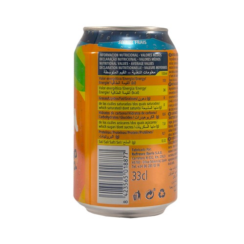 DRINK IT Refresco de naranja con gas lata 33 cl.