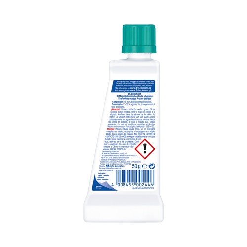 DR. BECKMANN Quitamanchas especial para manchas de frutas, vino tinto y café 50 g.