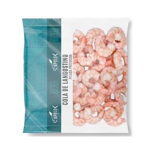 Imagen de APOLO Colas peladas, precocidas y congeladas de langostinos Vannamei 50 / 70 APOLO 320 g.