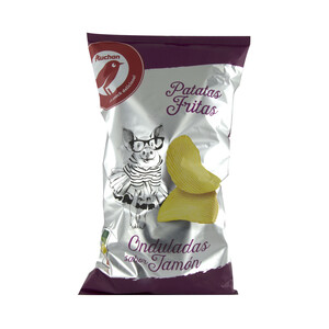 PRODUCTO ALCAMPO Patatas fritas onduladas con sabor jamón PRODUCTO ALCAMPO 160 g.