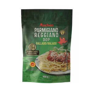 Auchan Queso Rallado Parmigiano con Denominación de Origen Protegida (dop) 100 G Producto Alcampo.