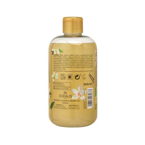 NATURAL HONEY Good feelings sweet crush Gel para ducha o baño con aroma a vainilla 500 ml.