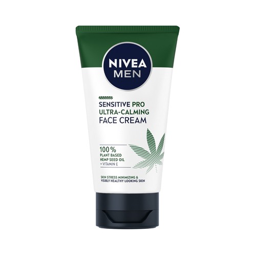 NIVEA Men sensitive pro Crema facial hidratante y ultra calmante 75 ml.