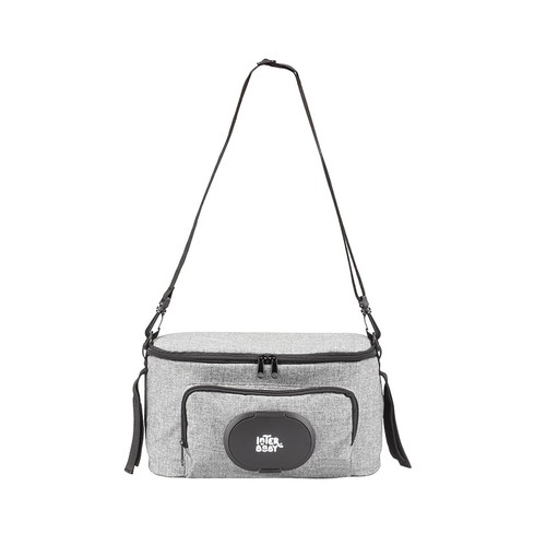 Bolsa organizadora para carrito de paseo, color gris, INTERBABY.