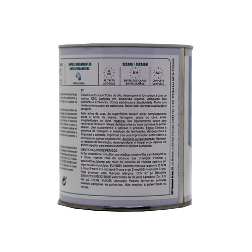Esmalte satinado blanco, OK, 750ml.