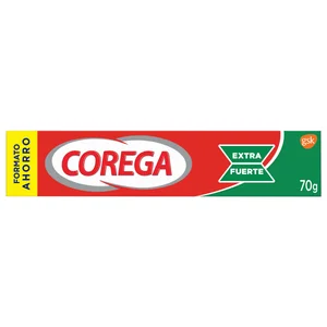 COREGA Crema fijadora para prótesis dentales con fijación extra fuerte COREGA 70 g.