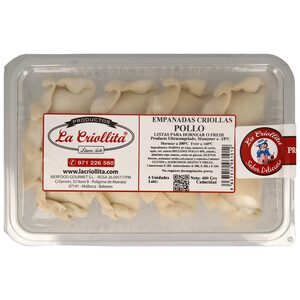 Imagen de LA CRIOLLITA Empanadillas (empanadas) criollas, rellenas de pollo 4 uds.