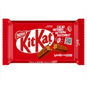 Barrita de galleta cubierta de chocolate 41,5 g.