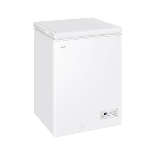 Arcón congelador CANDY Chae 1002E, Eficiencia energética: E, H: 85,4cm, A: 54,5cm, F: 49cm, capacidad total: 97L.