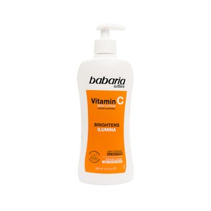 Babaria Leche Corporal (body Milk) con Vitamina C, para Todo Tipo de Pieles 500 Ml.