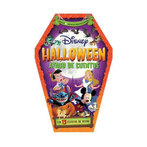 Disney. Ataúd de cuentos de Halloween. DISNEY