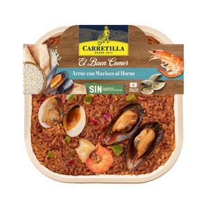 El Buen Comer Arroz con mariscos al horno 300 g.