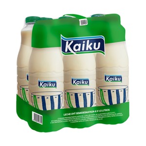 precios Kaiku Leche De Vaca Semidesnatada 6 X 1.5 L. en Alcampo