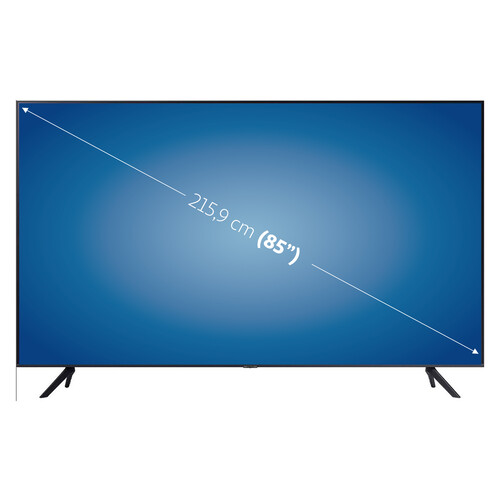 Televisión 215,9cm (85") LED SAMSUNG UE85AU7105KXXC 4K, HDR10+, SMART TV, WIFI, BLUETOOTH, TDT T2, USB reproductor, 2HDMI, 2000HZ.