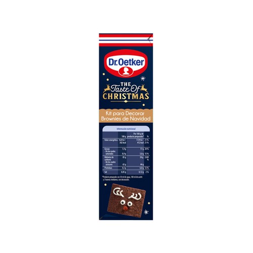 DR. OETKER Kit para decorar brownies de Navidad Dr. OETKER 513 gg.