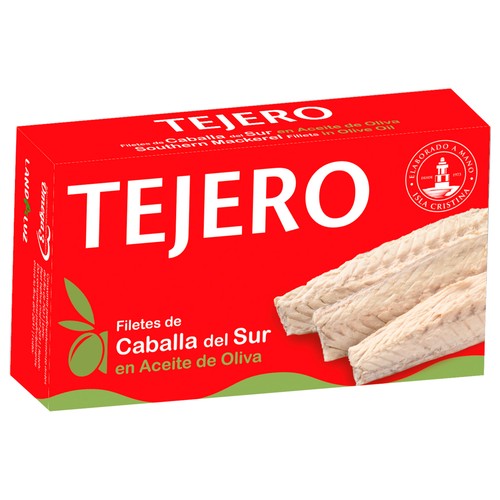 TEJERO Caballa de Andalucía en aceite de oliva en filetes 80g