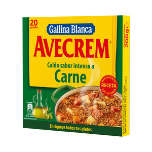 Imagen de AVECREM Caldo de carne en pastillas 20 uds. 200 g.