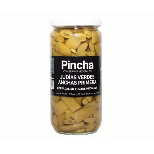 PINCHA Judías verdes anchas al natural 360 g.