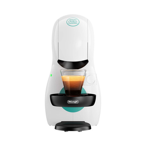 Cafetera de cápsulas DOLCE GUSTO Piccolo XS Delonghi edg210 Blanca, presión 15 bares, deposito de 0.8L.