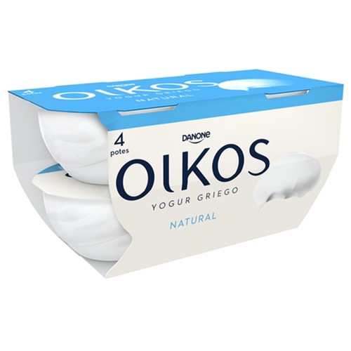 Imagen de Yogur griego natural OIKOS de Danone 4 x 110 g.