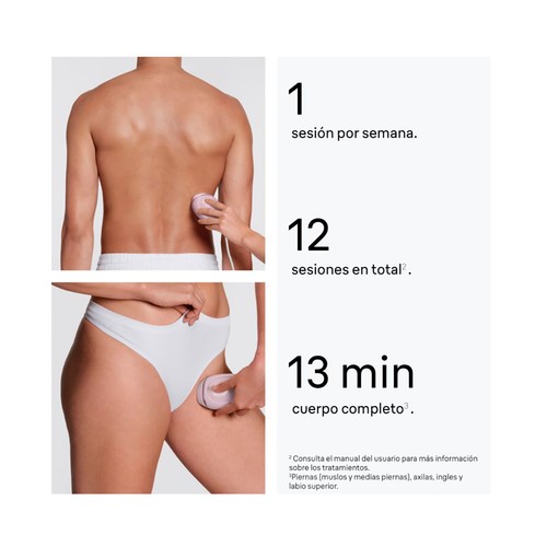 Depiladora de luz pulsada Silk·expert Mini, PL1100, 3 niveles, BRAUN.